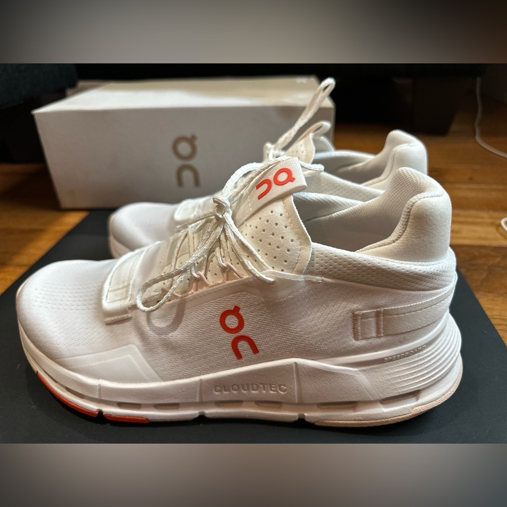 On Running Cloudnova 2 in White and Flame